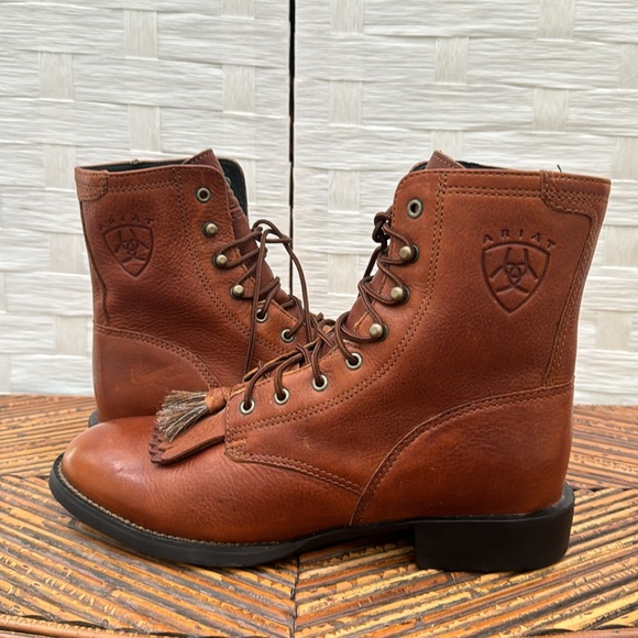 Ariat Brown Ankle Boots - Picture 9 of 14